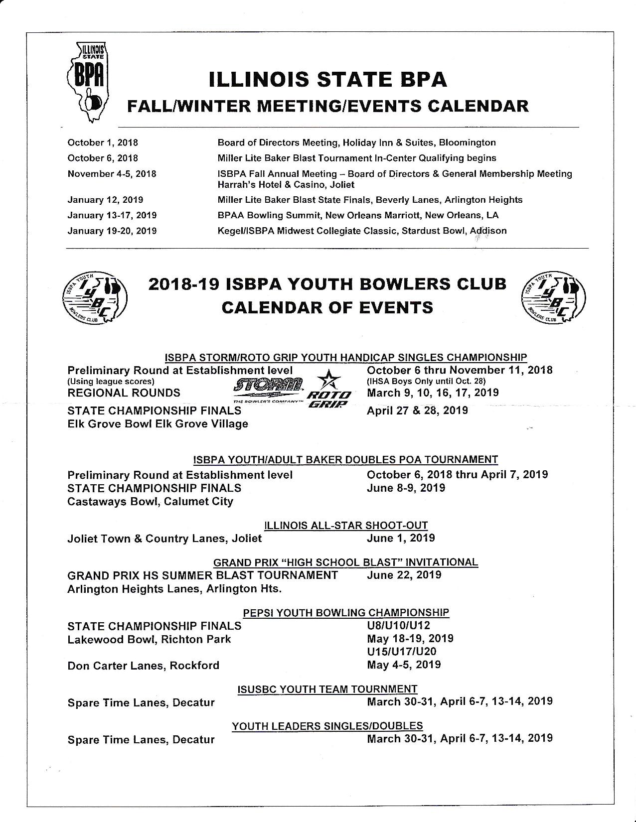 Youth Tournaments Fox Valley BPA